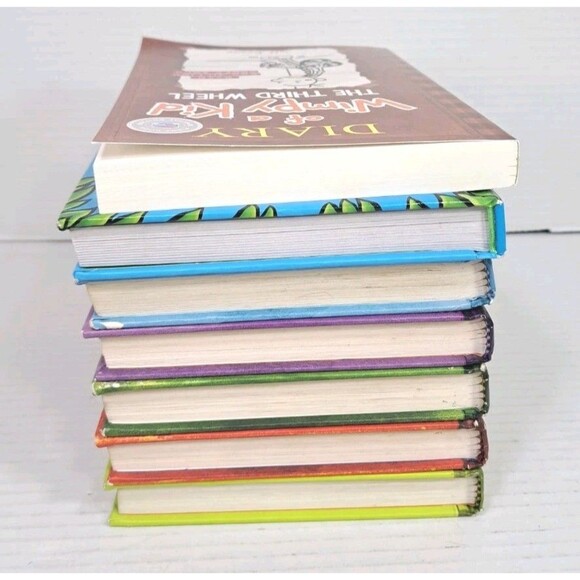 Diary of a Wimpy Kid & Dog Man Book Lot Hardcover & Paperback Collection Set - Picture 3 of 6